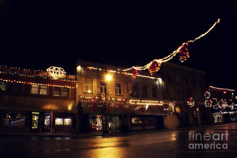 main street christmas lights photograph by alanna dphoto