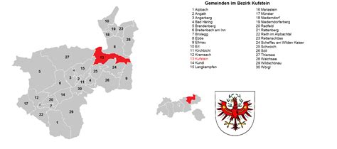 Hier finden sie eine liste aller orte mit postleitzahl und karte. Bezirk Kufstein
