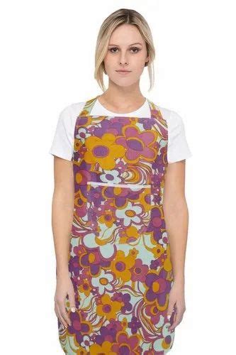 Various Printed Cooking Apron Made In 100 Cotton Fabric With Pocket For Kitchen Rs 190 Piece