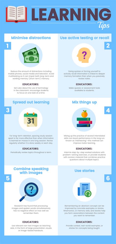 Learn how to duplicate pages. Learning Tips Infographic Template