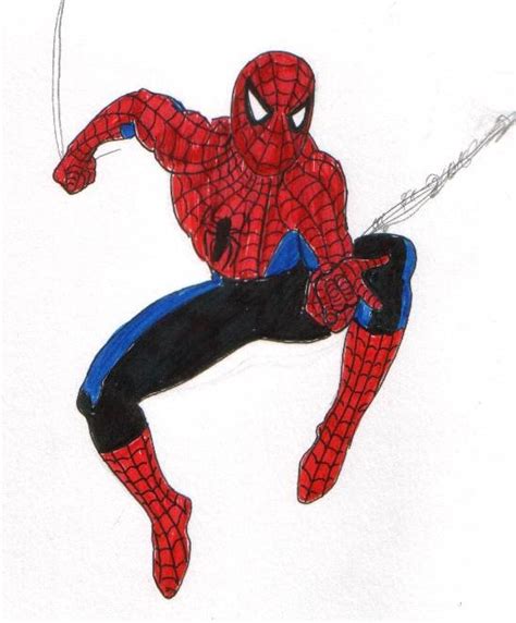 Spidey In Mark Martinos My Pen And Inks With Some Color Comic Art