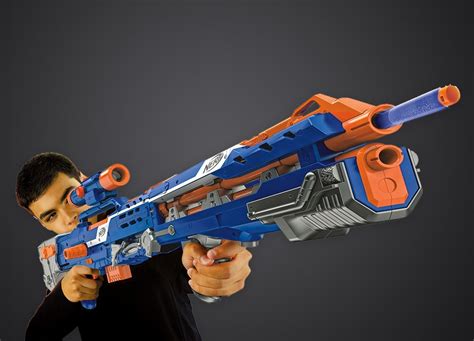 Load the clip into the blaster, move the priming bolt backward and. NERF Sniper Rifle