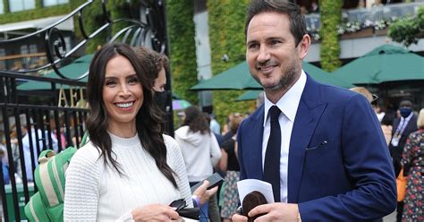 Christine Lampard Stuns In White Ahead Of Wimbledon Final Alongside Husband Frank Mirror Online
