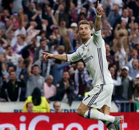 Real Madrid News Cristiano Ronaldo Scores Ucl Hat Trick Daily Mail