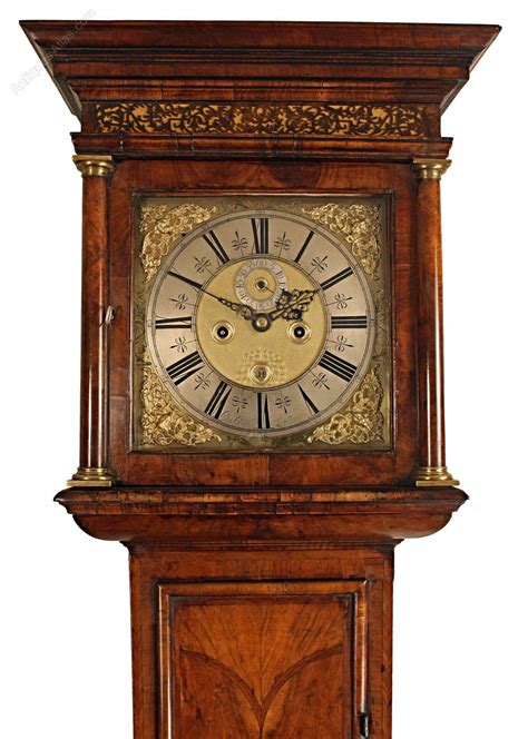 Rare Walnut Longcase Clock By Gretton Of London Clock Antique Clocks