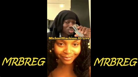 michael blackson make his fans show them titty on instagram live youtube
