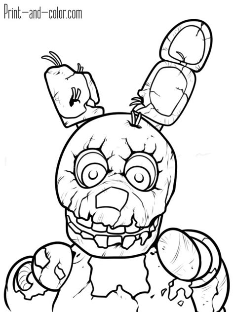 Get This Fnaf Coloring Pages For Kids Yc74