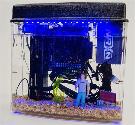 How To Build A Fish Tank Pc Digital Drive Pinterest