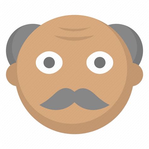 Grandfather Grandpa Grey Hair Man Old Person Icon Download On