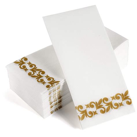 Perfect Settings Disposable Decorative Paper Napkins Pack Fold