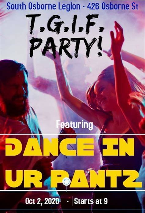 T Party With Dance In Ur Pantz Band Winnipeg South Osborne Branch