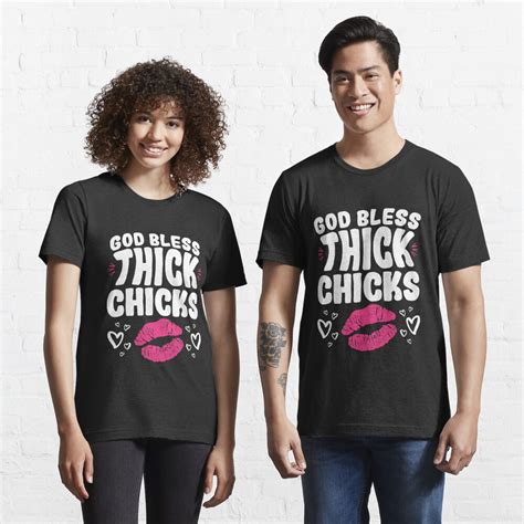 God Bless Thick Chicks T Shirt For Sale By Jaygo Redbubble Health