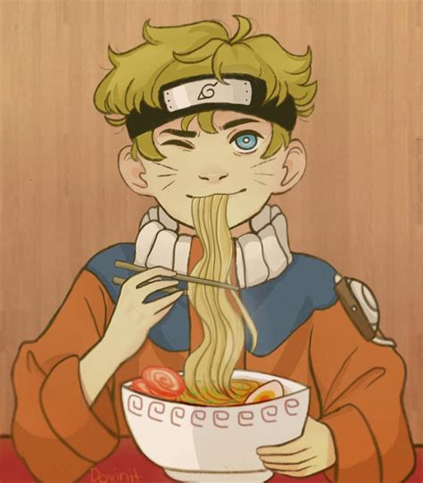 Fan Art De Naruto Comiendo Ramen Anime Amino