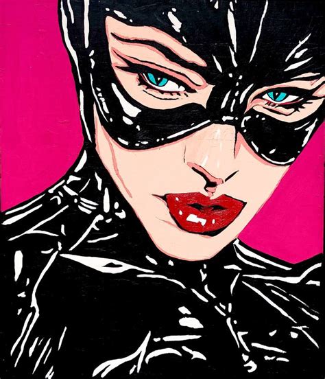 “catwoman” Pop Art Painting By Maria Ashley Saatchi Art