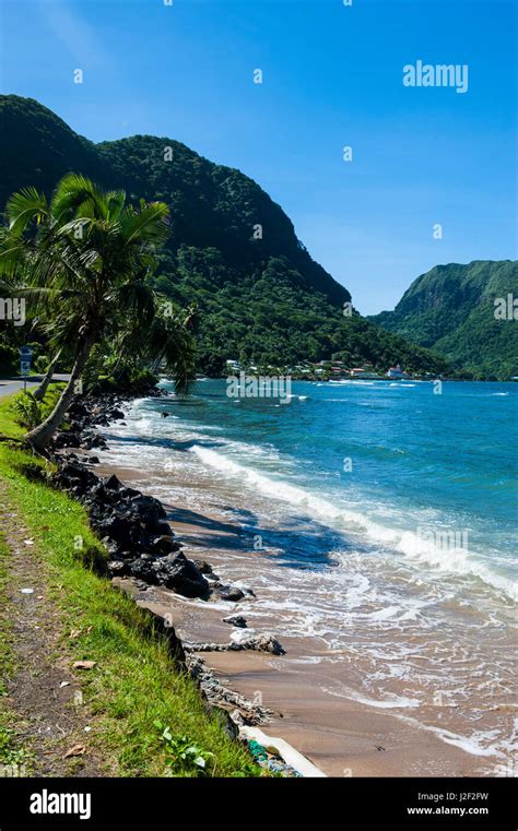 Pago Pago Harbor In Tutuila Island American Samoa South Pacific Stock