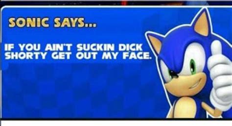 sonic says sonic the hedgehog know your meme