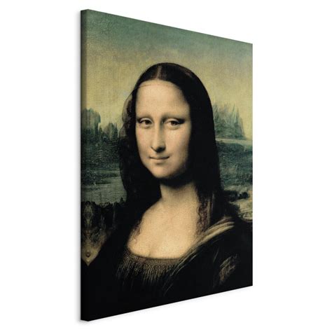 Reproducción De Cuadro Mona Lisa Fragment Leonardo Da Vinci