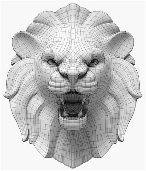 Just click on the icons, download the file(s) and print them on your 3d printer. 3d lion s head model | Lion artwork, Animal drawings, 3d ...