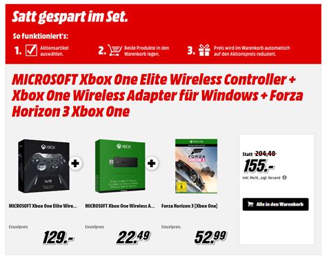 Angebot Xbox One Elite Controller Forza Horizon 3