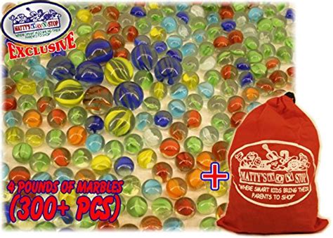 500 Count Bulk Assorted Premium Player Glass Mega Marbles Toy Playgamesly