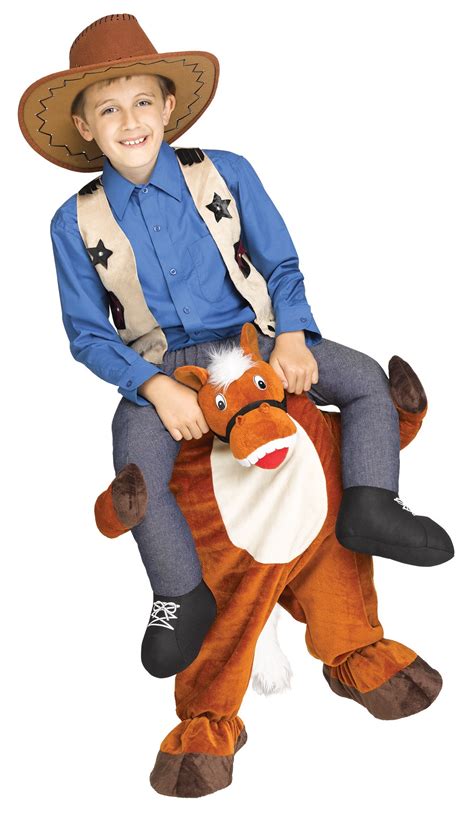Carry Me Horse Child Costume Riding Cowboy Rodeo Funny Western Clown To