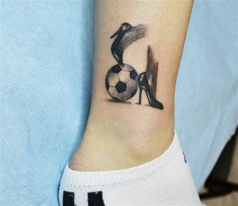 If you're looking for a fantastic soccer tattoo design, then a soccer ball or pair of soccer boots would be a great choice. Pin on Sport Tattoos Images
