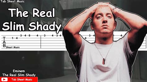 Eminem The Real Slim Shady Guitar Tutorial Youtube