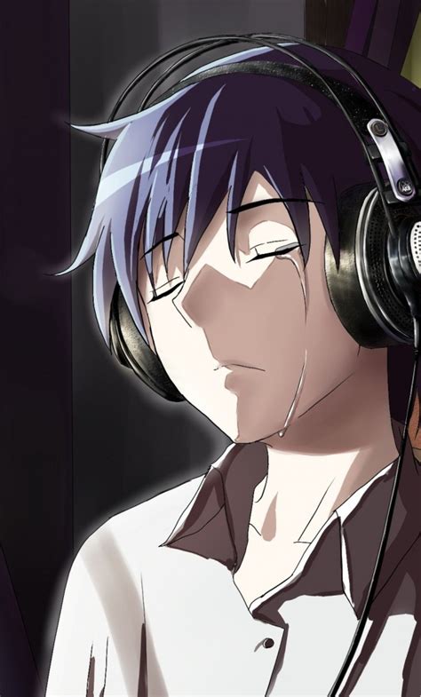 Aesthetic Broken Hearted Sad Anime Boy Wallpaper Crying Anime Boy