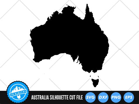 Australia Svg Files Australian Map Cut Files Australia Etsy Australia