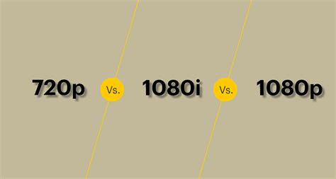 720p Vs 1080i Vs 1080p Whats The Difference