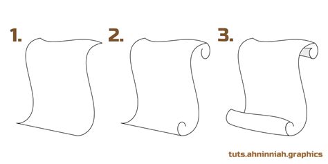 How To Draw A Scroll Nabatisolutionsa