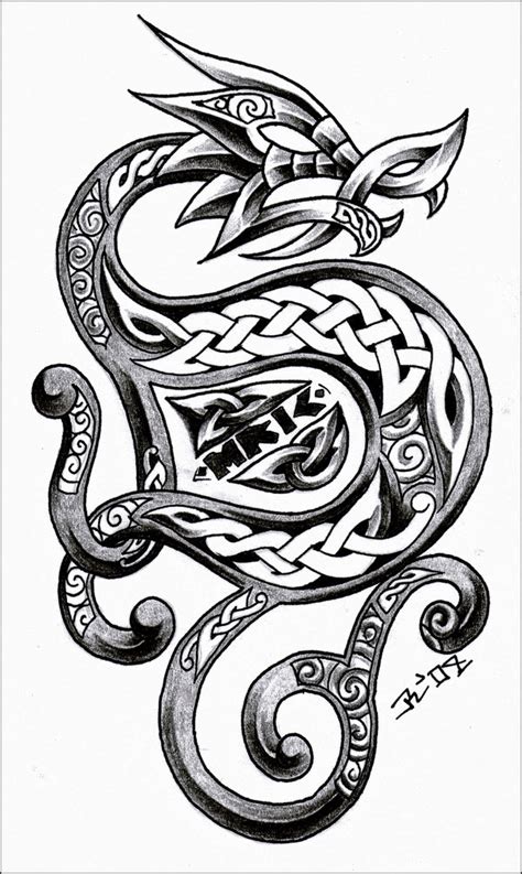 Celtic Dragon Tattoo Designs 2 Space Wolves And Successors The