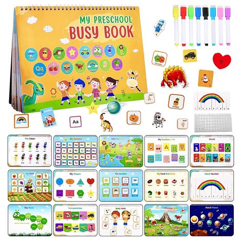 Buy Uomnicue Montessori Busy Book 30 Themes Preschool Busy Book For