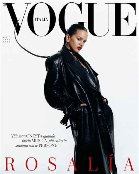 Hily Designs Rosalía aparece en las portadas de noviembre de Vogue Italia y Vogue España Fotos