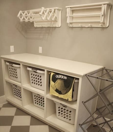 Can't wait to build yourself the perfect laundry room? Inexpensive diy shelf laundry room storage ideas ...