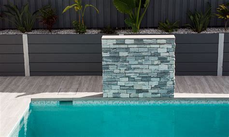 Natural Grey Stacked Stone Wall Cladding Panels Ss430
