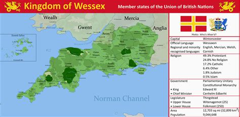 The Kingdom Of Wessex Rimaginarymaps