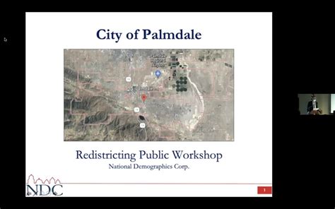 Redistricting Community Workshop District 1 101221 Palmdale Tv