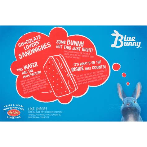 Chocolate Lovers Blue Bunny Chocolate Lovers Ice Cream Sandwich