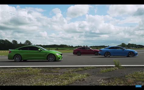 In the final instalment of our german coupe drag race sequence, the audi rs5 takes on the bmw m4 competition pack. Drag race BMW M4 proti Audi RS5 a Alfa Romeo Giulia QV - TopSpeed.sk