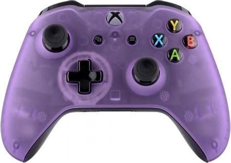 Xbox One Swireless Controller Soft Touch Transparant Purple Custom