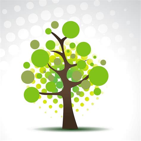 Free Vector Abstract Green Tree