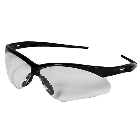 kimberly clark jackson safety v30 nemesis safety eyewear clear lens black frame