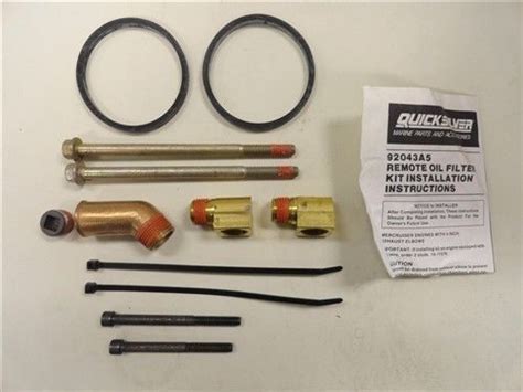 Buy Quicksilver Mercury Remote Oil Filter Kit 92043a5 Marine Boat In