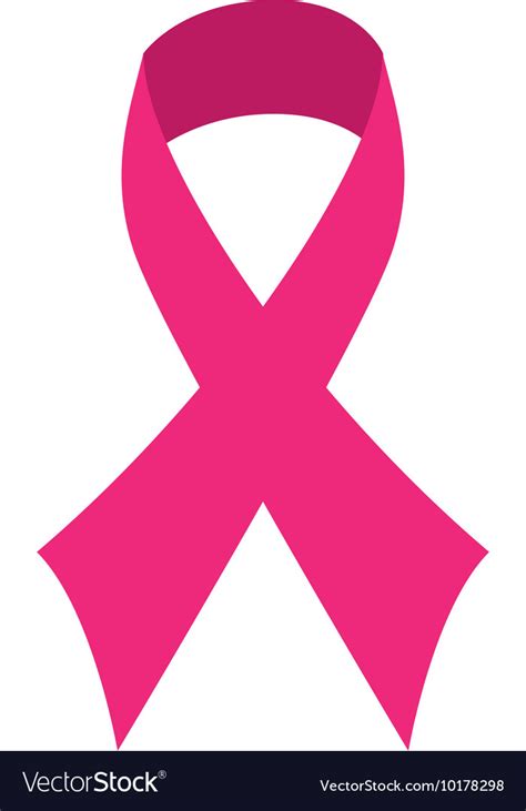 A black woman sits on a big pink ribbon. Pink ribbon breast cancer symbol icon Royalty Free Vector
