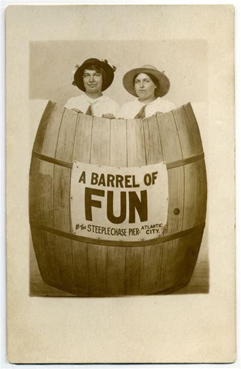 Barrels Of Laugh 24 Funny Vintage Photos Of People Posing With Drums ~ Vintage Everyday