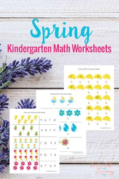 Free Spring Math Worksheets