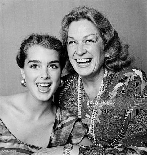 Brooke Shields And Her Mother And Manager Teri Shields Photographed In