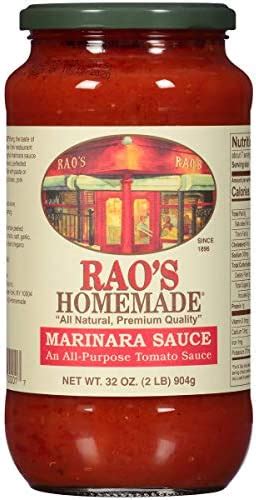 Raos Homemade Marinara Sauce 32 Oz Jar 6 Pack Italian Tomato Sauce