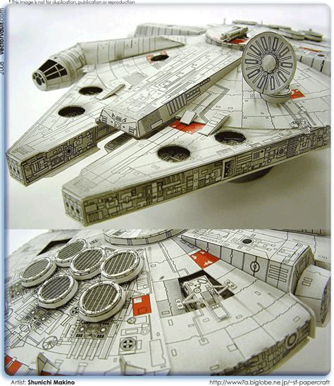 Papercraft Millennium Falcon Star Wars Crafts Paper Crafts Star